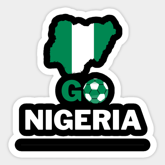 GO NIGERIA Womens World Cup T-shirt Sticker by JDJ Designs